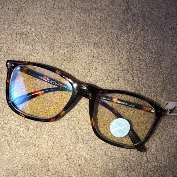 Nordstorm Rack‎ Brown tortoise Blue Light Screen Glasses Eyeglasses NWT - Picture 10 of 10